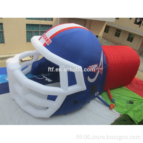 2015 new fashioned Inflatable helmet tunnel / advertising helmet tunnel